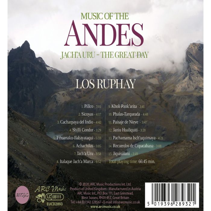 Los Ruphay: Music Of The Andes-Jach'a Uru (The Great Day) - slide-1