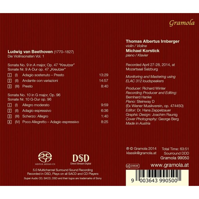 Beethoven: Violin Sonatas Vol. 1 - slide-1