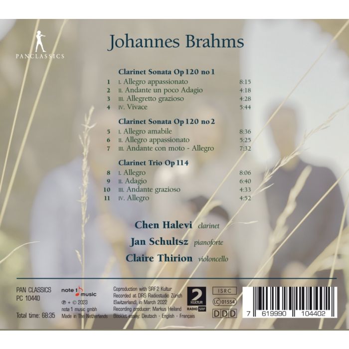 Brahms: Clarinet Sonatas Op. 120, Clarinet Trio Op. 114 - slide-1