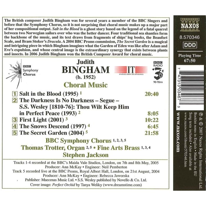 BINGHAM: Choral Music - slide-1