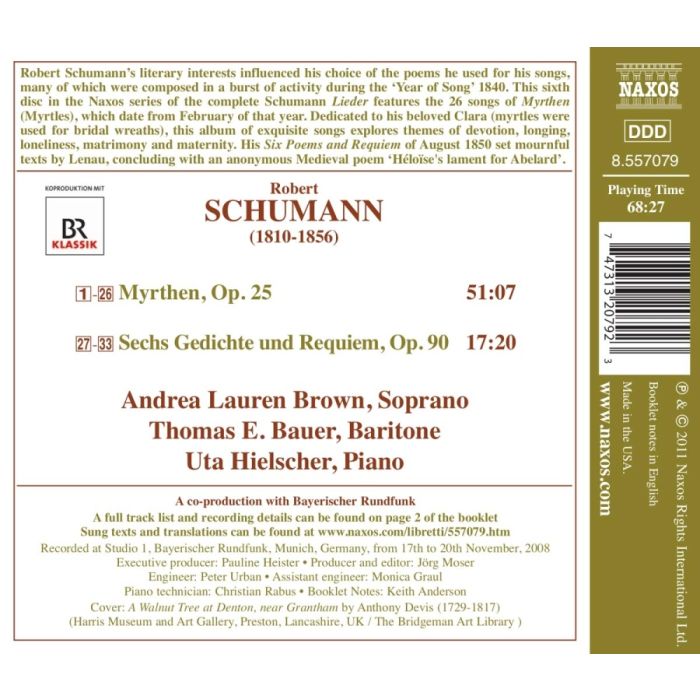 Schumann: Lieder Edition 6 - Myrthen, Sechs Gedichte und Requiem - slide-1