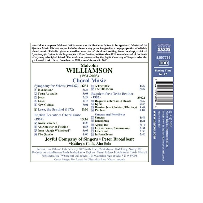 WILLIAMSON: Choral Music - slide-1
