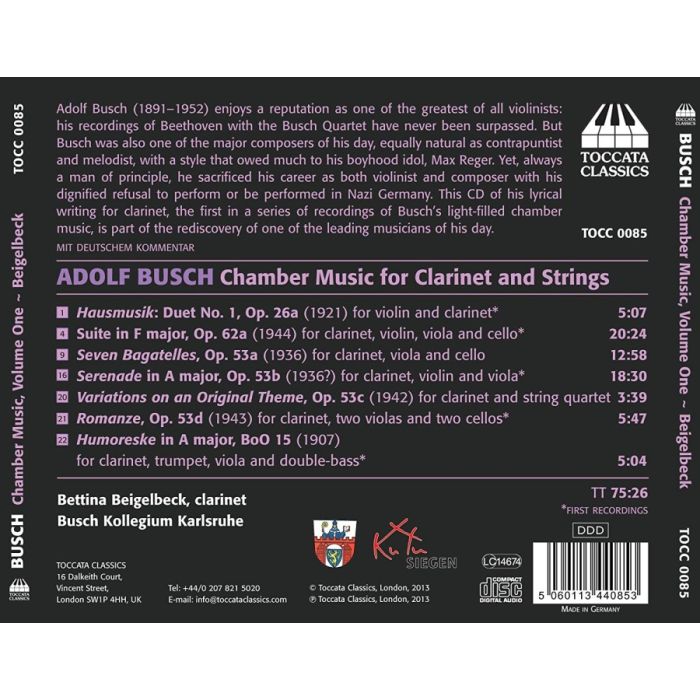 Busch: Chamber Music Vol. 1 - slide-1