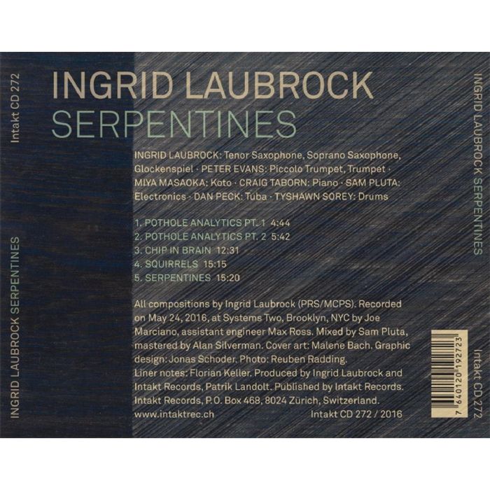 Ingrid Laubrock Septet: Serpentines - slide-1