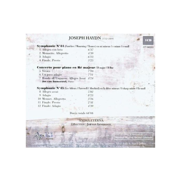 Haydn: Symphonies N° 44 & 45, Concerto - slide-1