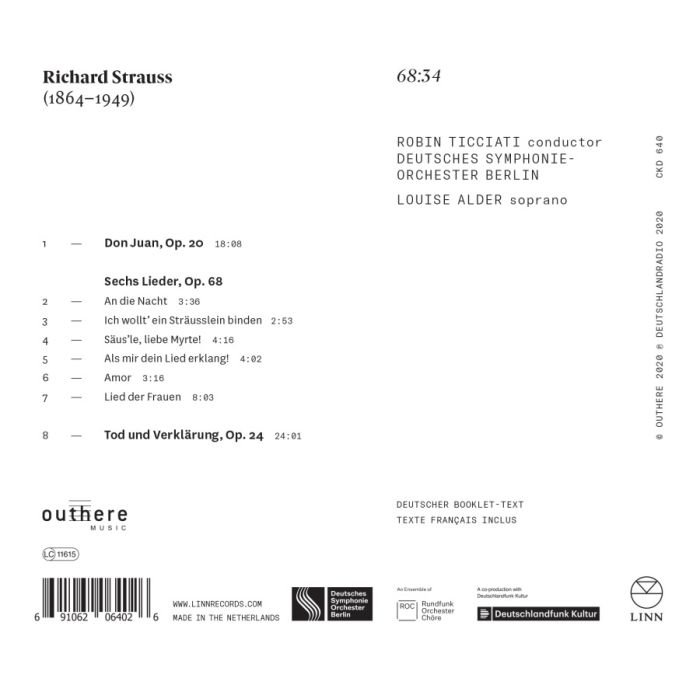 Strauss: Tod und Verklärung; Don Juan; Sechs Lieder - slide-1