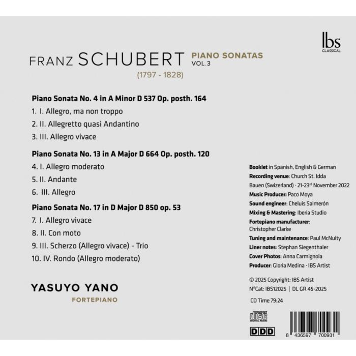 Schubert: Piano Sonatas Vol. 3 - slide-1
