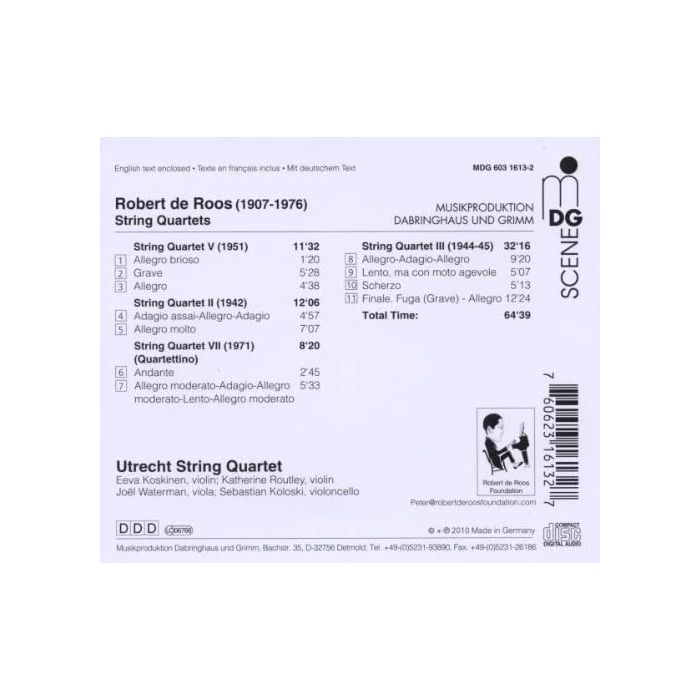 Roos: String quartets - slide-1