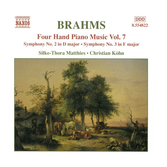BRAHMS: Four hand piano music vol. 7