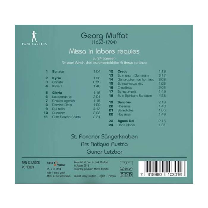 Muffat: Missa in labore requies - slide-1