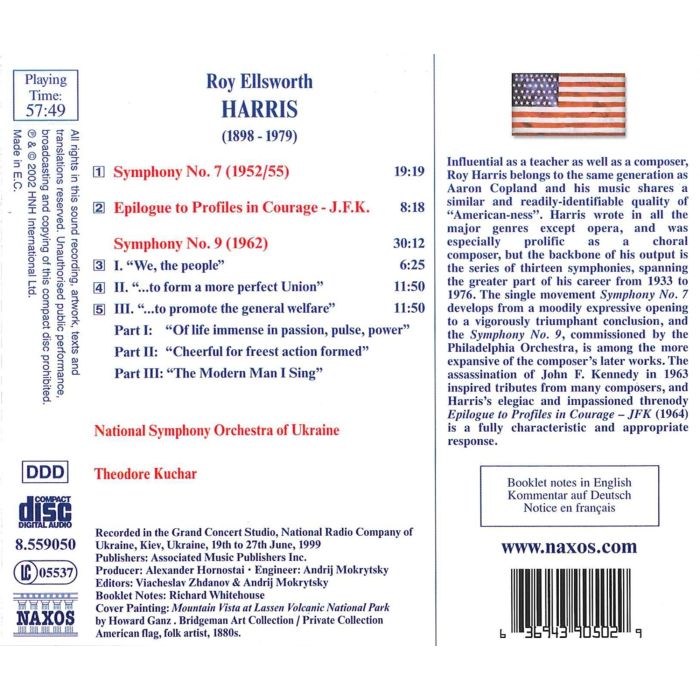 HARRIS: Symphonies nos. 7 & 9 - slide-1