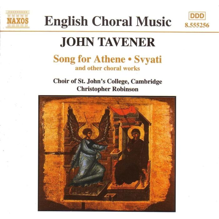 TAVENER: Song for Athene, Svyati