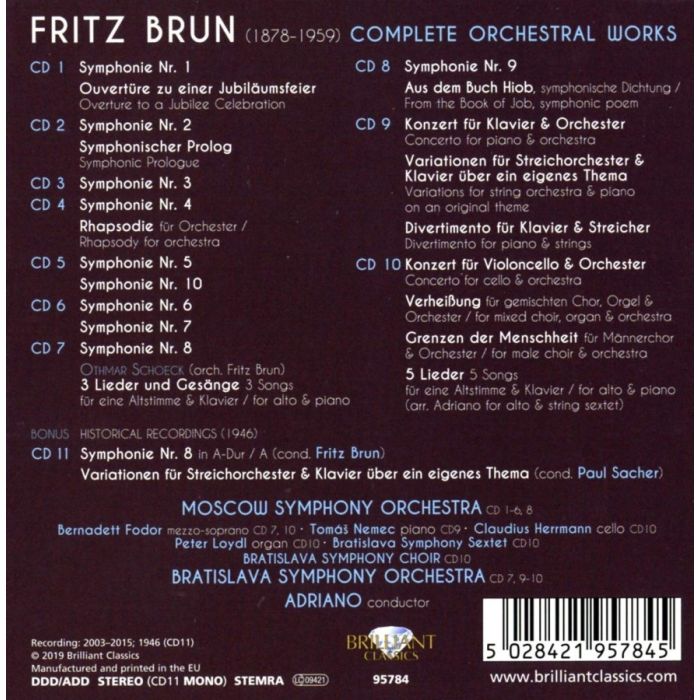 Brun: Complete Orchestral Works - slide-1