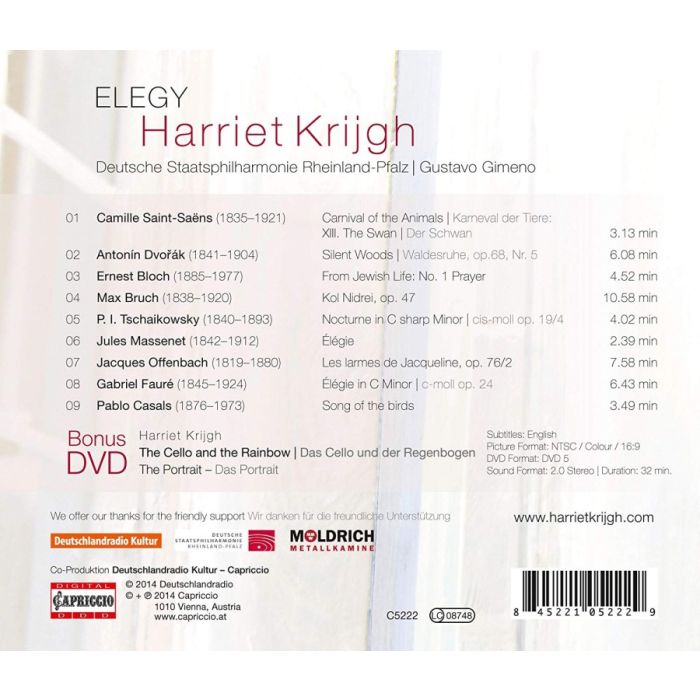Elegy - Bloch; Bruch; Massenet; Offenbach; Fauré; Casals - slide-1