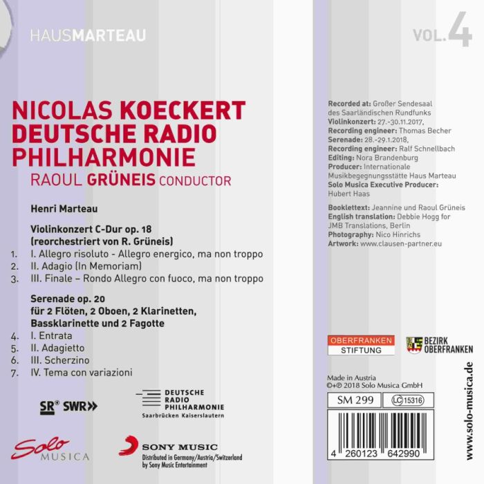 Marteau: Violin Concerto & Serenade - slide-1