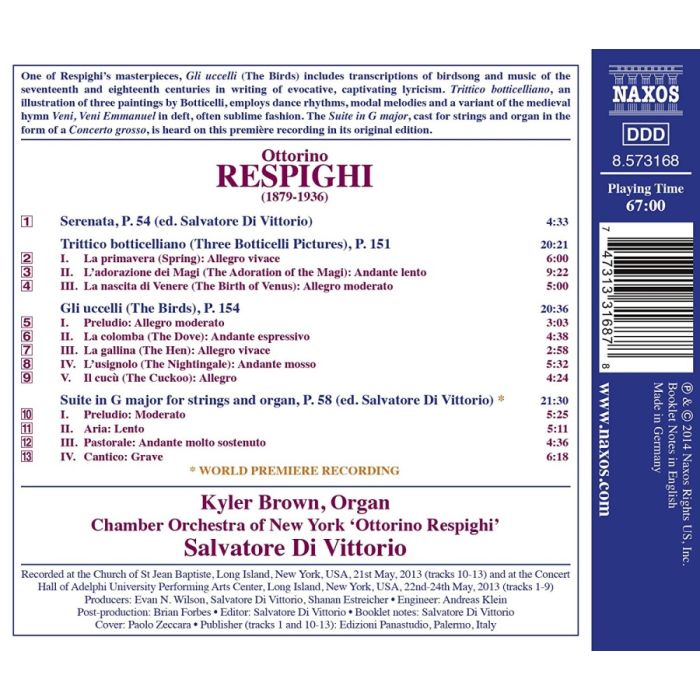 Respighi: Gli uccelli Trittico botticelliano Suite - slide-1
