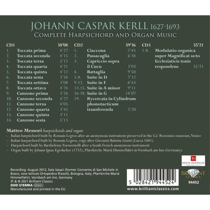 Kerll: Complete Harpsichord and Organ Music - slide-1