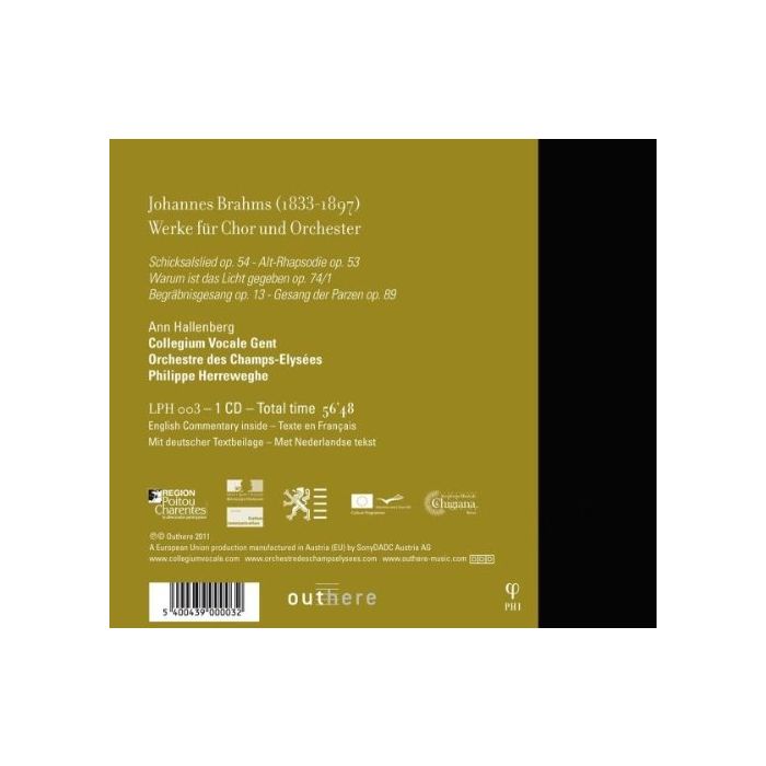 Brahms: Werke für Chor und Orchester - slide-1