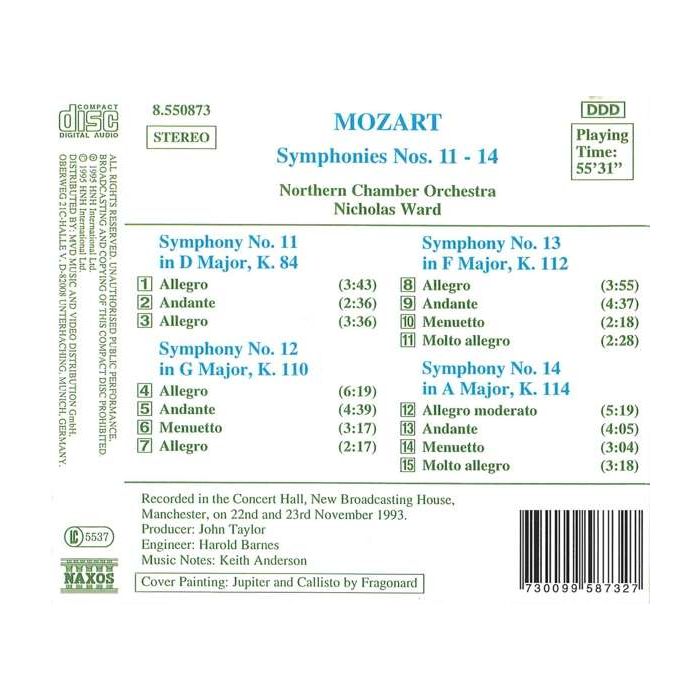 Mozart: Symphonies 11-14 - slide-1