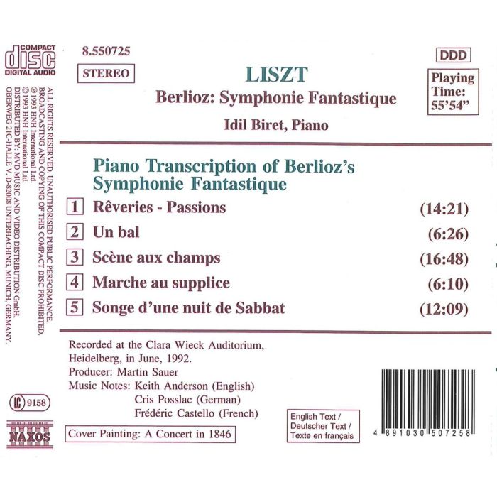 LISZT: Berlioz Symphonie Fantastique (Transcription) - slide-1
