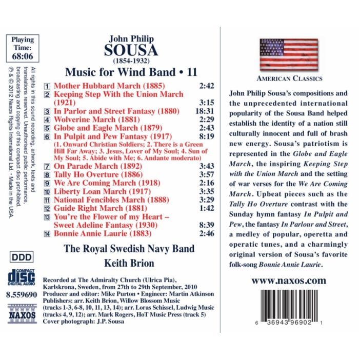 Sousa: Music for Wind Band Vol. 11 - slide-1