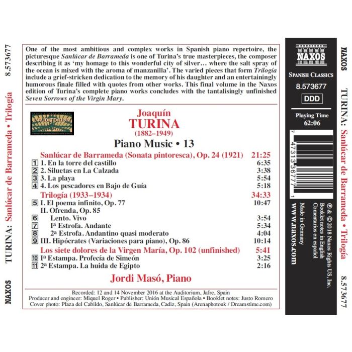 Turina: Piano Music Vol. 13 - slide-1