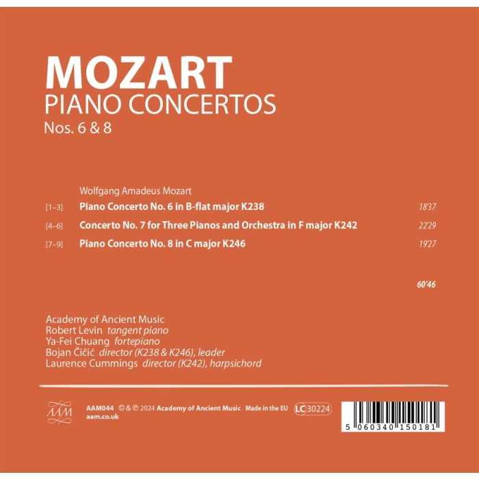 Mozart: Piano Concertos Nos. 6, 7 & 8 - slide-1