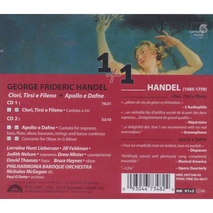 Handel: Clori, Tirsi e Fileno; Apollo e Dafne - slide-1
