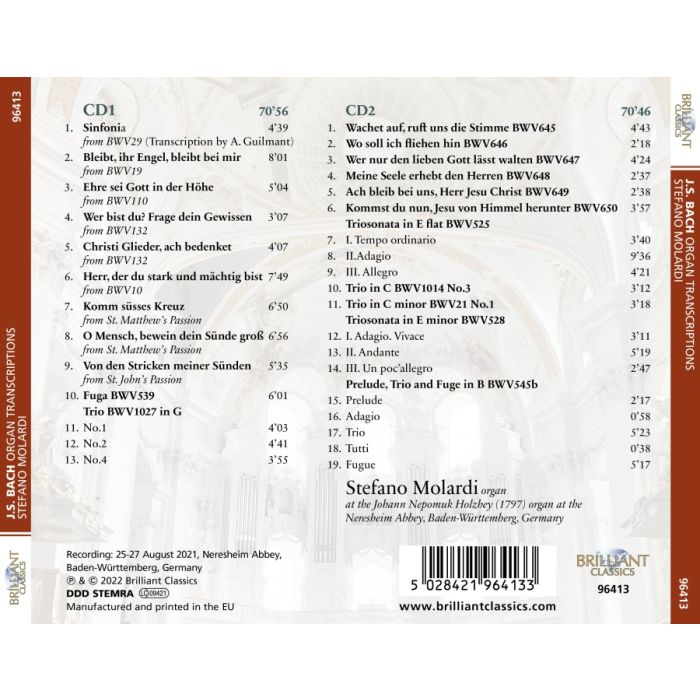 Bach: Organ Transcriptions - slide-1