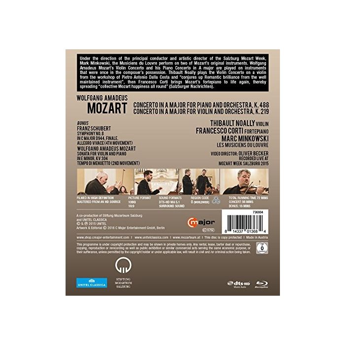 Minkowski Marc at Mozartwoche, Mozart: Piano Concerto K. 488 Violin Concerto K. 219 - slide-1