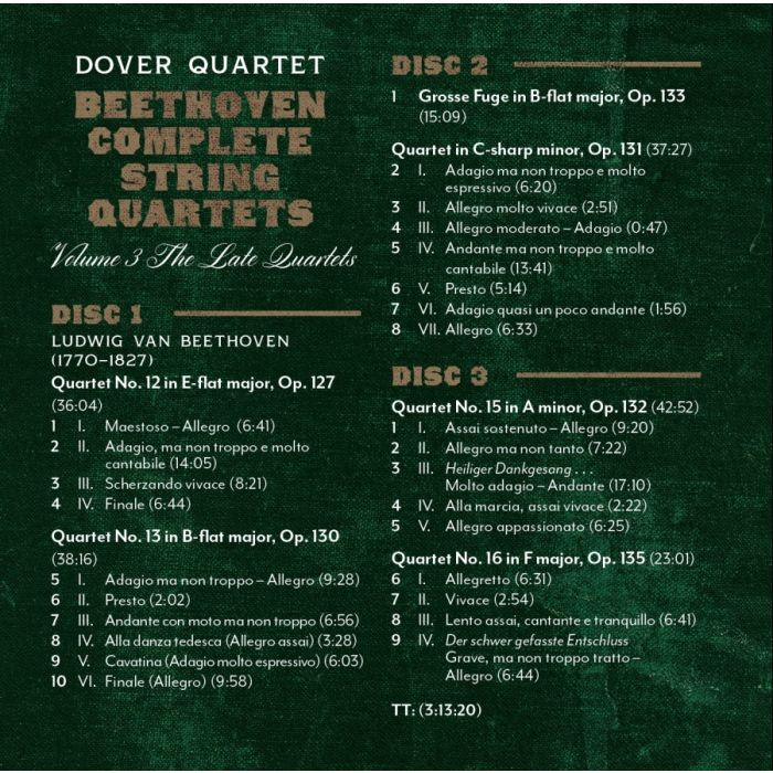 Beethoven: Complete String Quartets Vol. 3 - The Late Quartets - slide-1