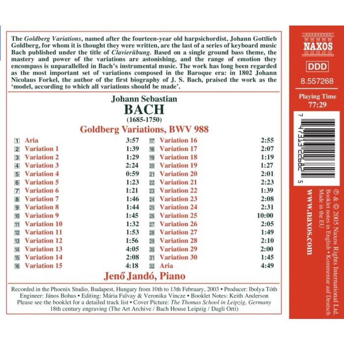 BACH: Goldberg Variations BWV988 - slide-1