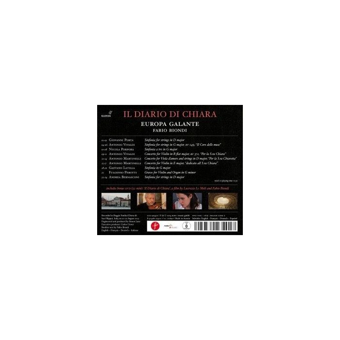 Il diario di Chiara - Antonio Vivaldi, Nicola Porpora, Antonio Martinelli, ... - slide-1