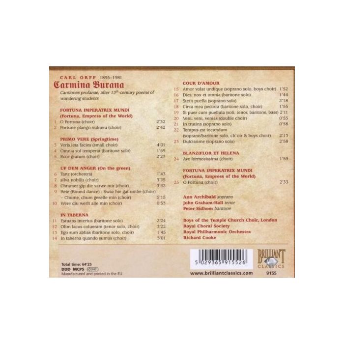 Orff: Carmina Burana - slide-1
