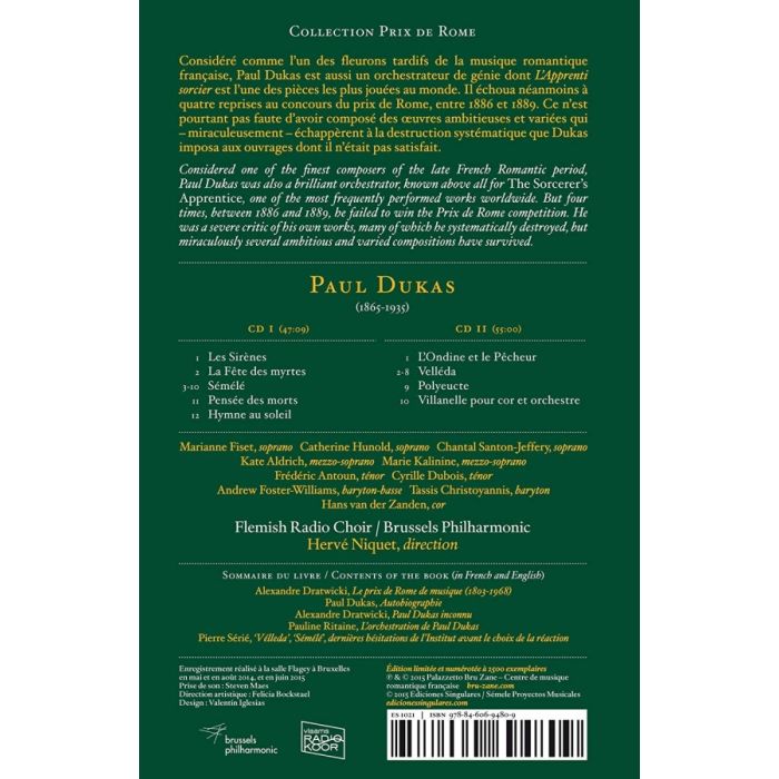 Dukas: Cantates, choeurs et musique symphonique - slide-1