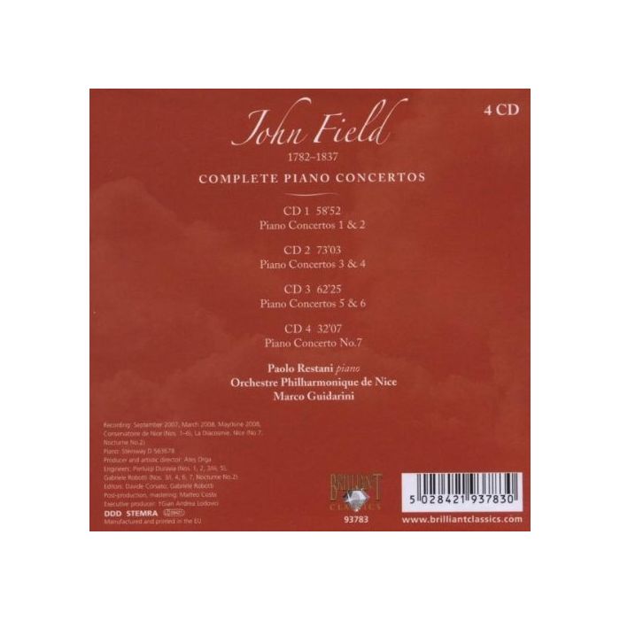 Field: Complete Piano Concertos - slide-1