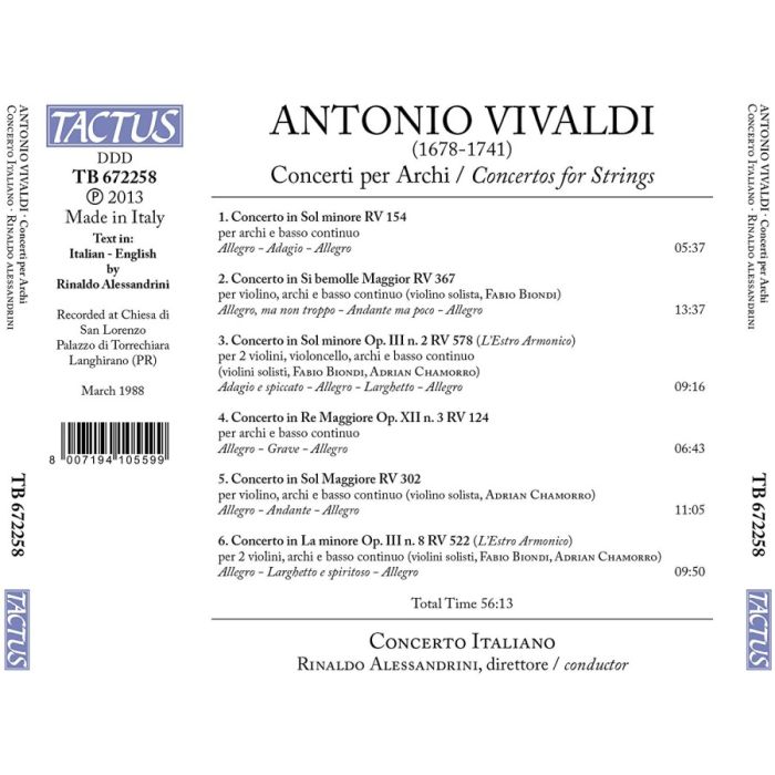 Vivaldi: Concerti per Archi - slide-1
