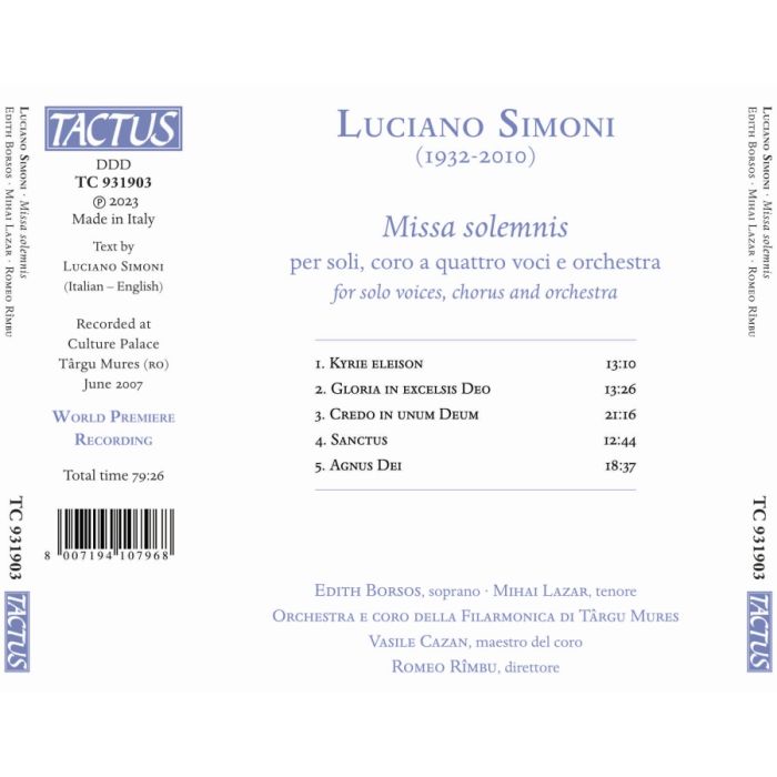 Simoni: Missa Solemnis - slide-1