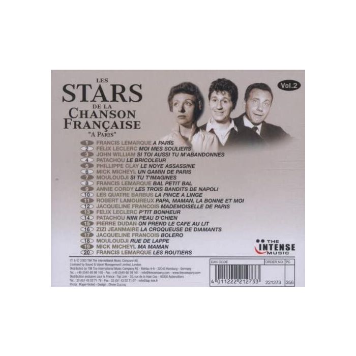 Stars de la Chanson Franciase- vol. 2 - slide-1