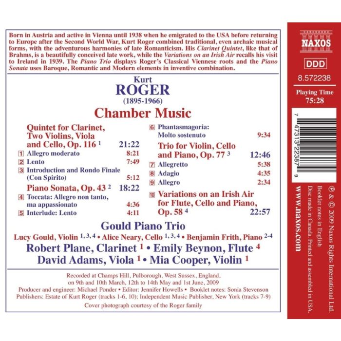 ROGER: Clarinet Quintet - slide-1