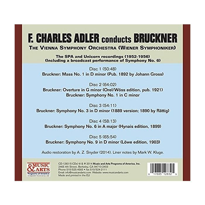F. Charles Adler Conducts Bruckner - slide-1