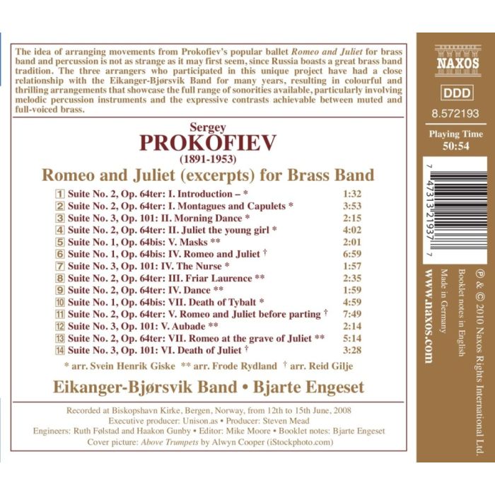 Prokofiev: Romeo and Juliet for Brass Band - slide-1