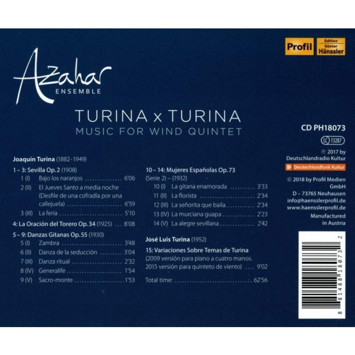 Turina x Turina: Music for Wind Quintet - slide-1