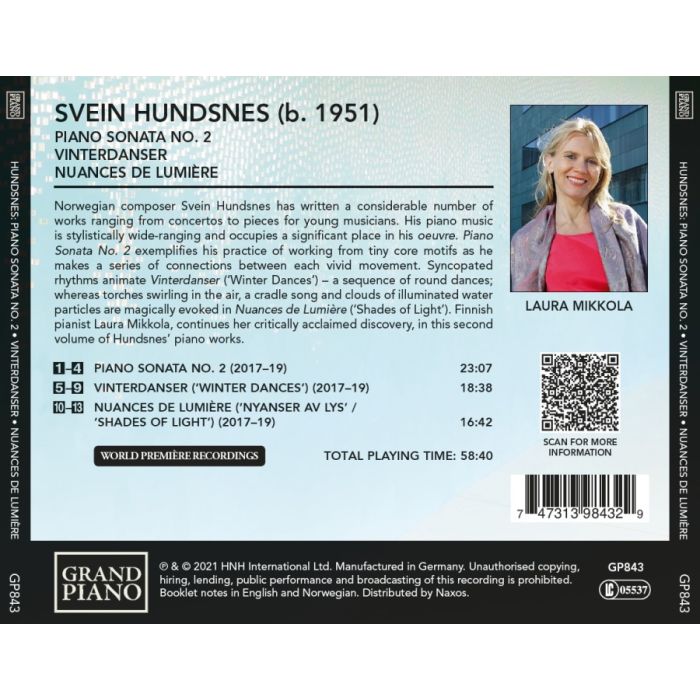 Hundsnes: Piano Sonata No. 2; Vinterdanser; Nuances de lumiere - slide-1