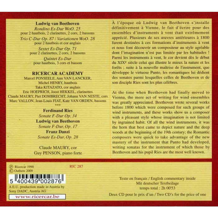 Beethoven: Bläsermusik (2CD) - slide-1