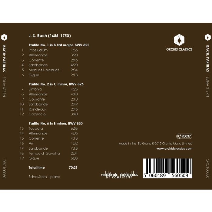 Bach: Partitas Nos. 1, 2 & 6 - slide-1
