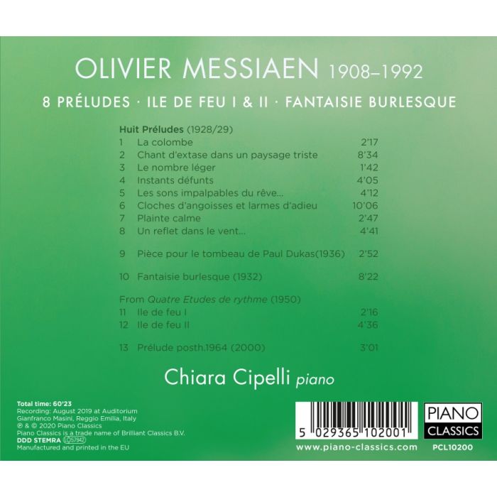 Messiaen: 8 Preludes; Ile de feu I & II; Fantasie Burlesque - slide-1