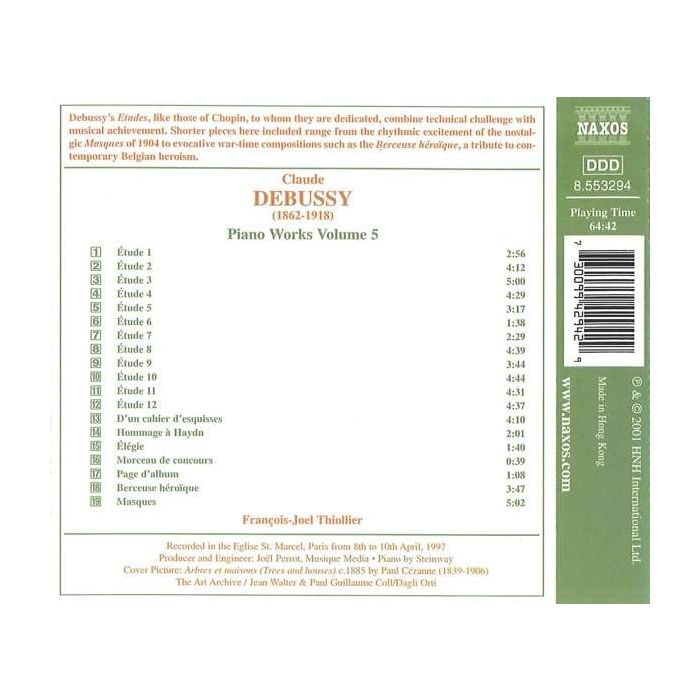 DEBUSSY: Piano Works Vol. 5 - slide-1