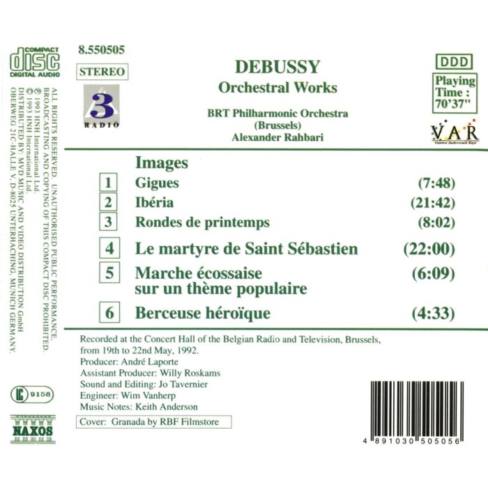 DEBUSSY: Images / Le martyre de Saint Sebastien - slide-1