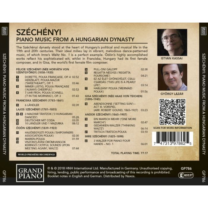 Széchényi: Piano Music from a Hungarian Dynasty - slide-1